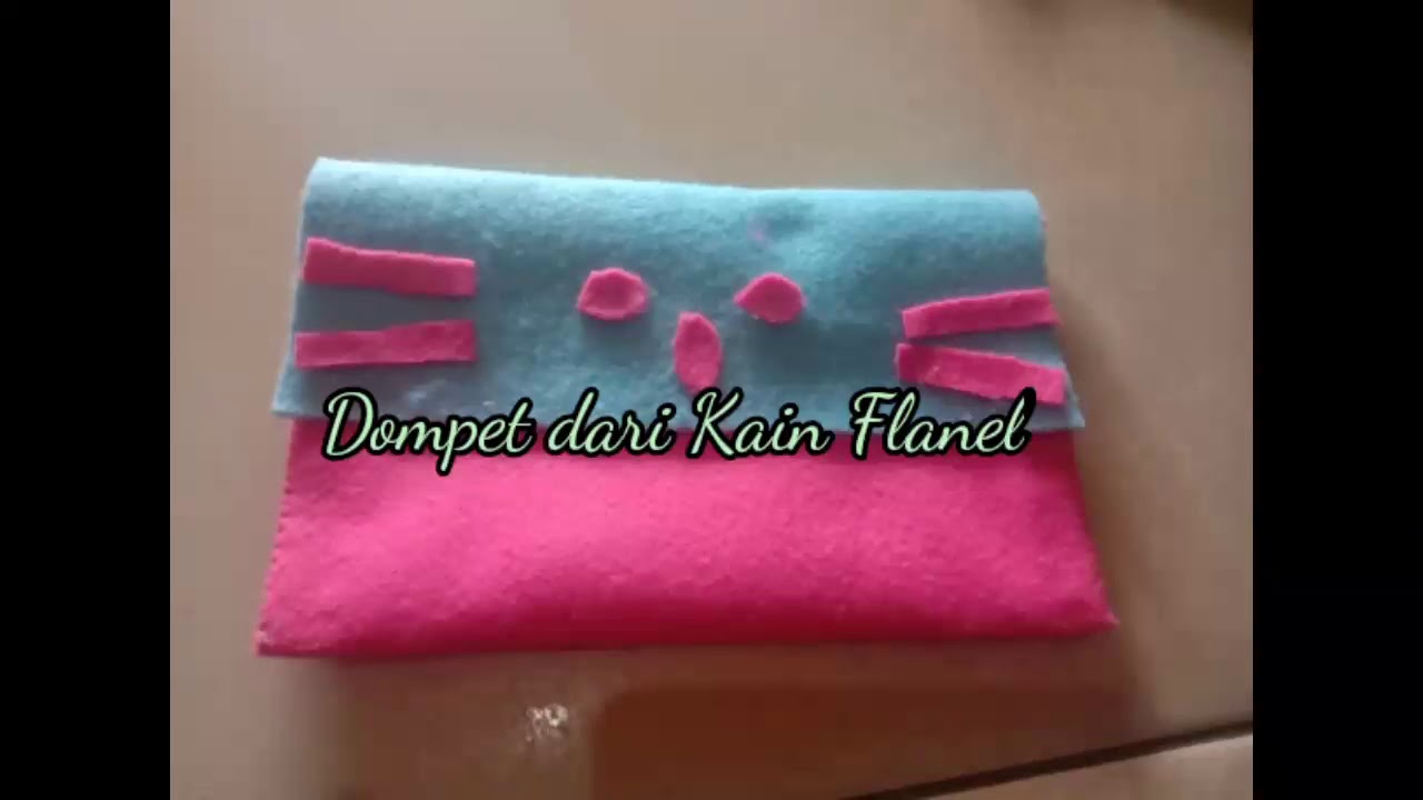  Dompet  dari  Kain  Flanel  YouTube