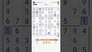 How to beat #sudoku in under 1 min #numbers #numberpuzzle #app #game#puzzle #mobilegame #SriLanka screenshot 4