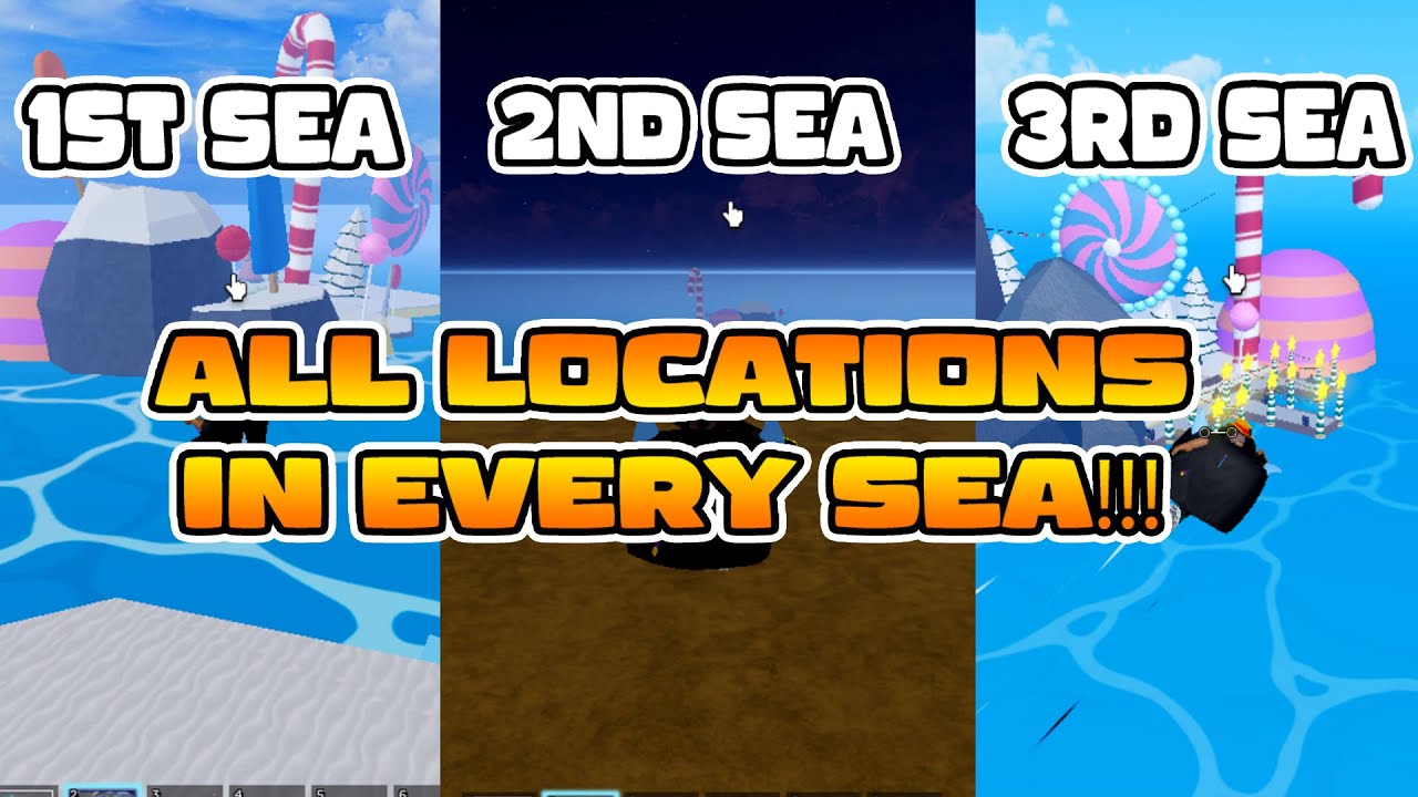 Map Sea 1 blox fruit em 2023