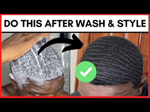 After Wash & Style | 360 Waves Routine