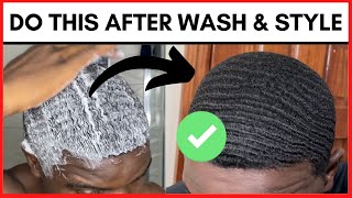 After Wash & Style | 360 Waves Routine