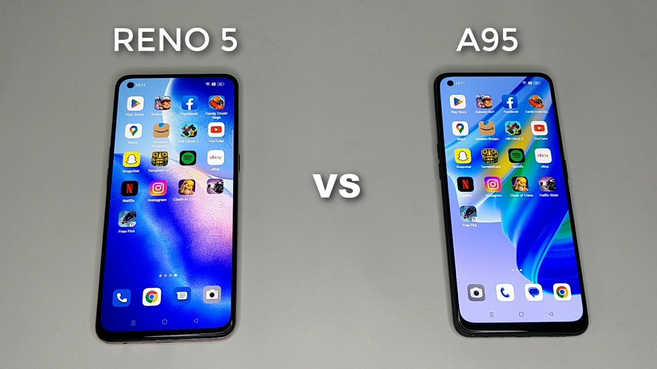 Oppo Reno 5 Vs Oppo A95 I Speed Test I 2023 - YouTube