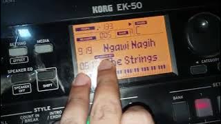 DIJUAL KEYBOARD KORG EK 50 PEMAKAIAN PRIBADI KONDISI 97% MULUS SEGEL