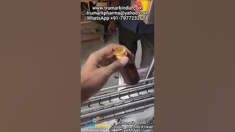 how bottle cap sealing machine works