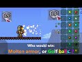 Who needs armor in Terraria, when you can have golf balls? ─ Exploiting golf's illogic...