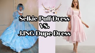 The Selkie Puff Dress Vs. the Dupe Dress