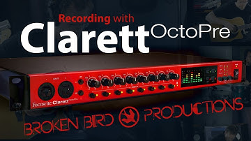 Recording with Focusrite Clarett Octopre -Logic Pro X