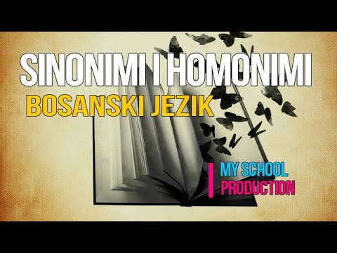 Video: Koji Su Homonimi
