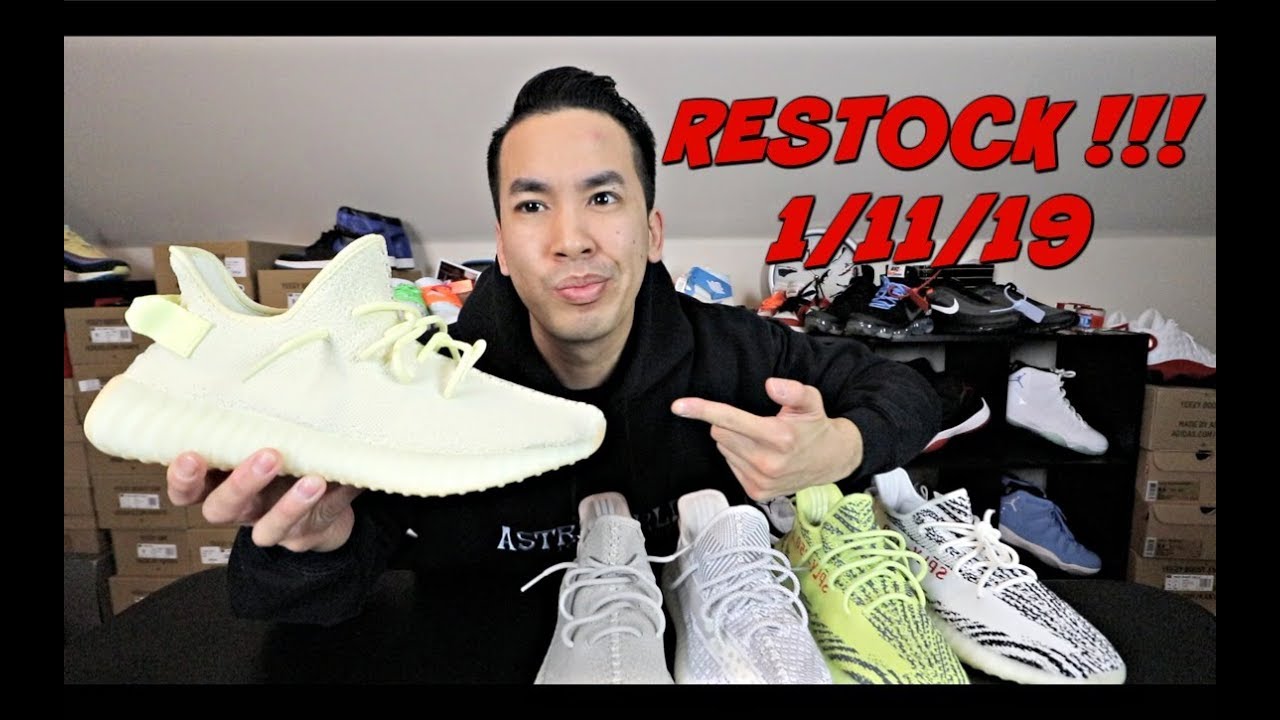 YEEZY RESTOCK JAN 11, 2019 !!! MORE RESTOCK YZY TO COME !!!!