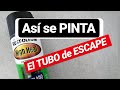 Así SE PINTA el TUBO de ESCAPE en tu MOTO