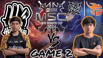 HOMEBOIS (HB) VS NIP FLASH | GAME 2 KNOCKOUT STAGE | MSC 2024 X EWC | FILIPINO