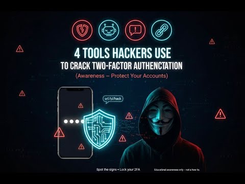 4 TOOLS HACKERS USE TO CRACK 2 FACTOR AUTHENTIFICATION CODE 2025