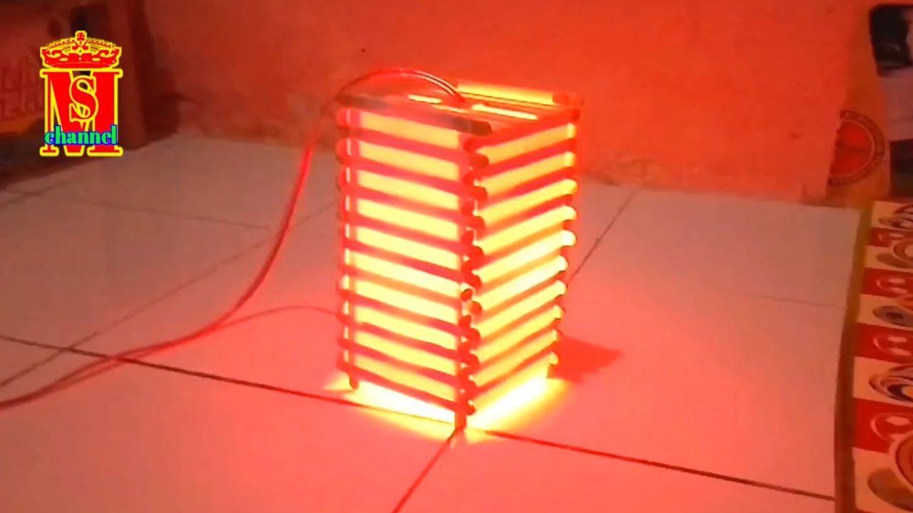 DIY cara membuat lampu  tidur  dari  stik eskrim YouTube