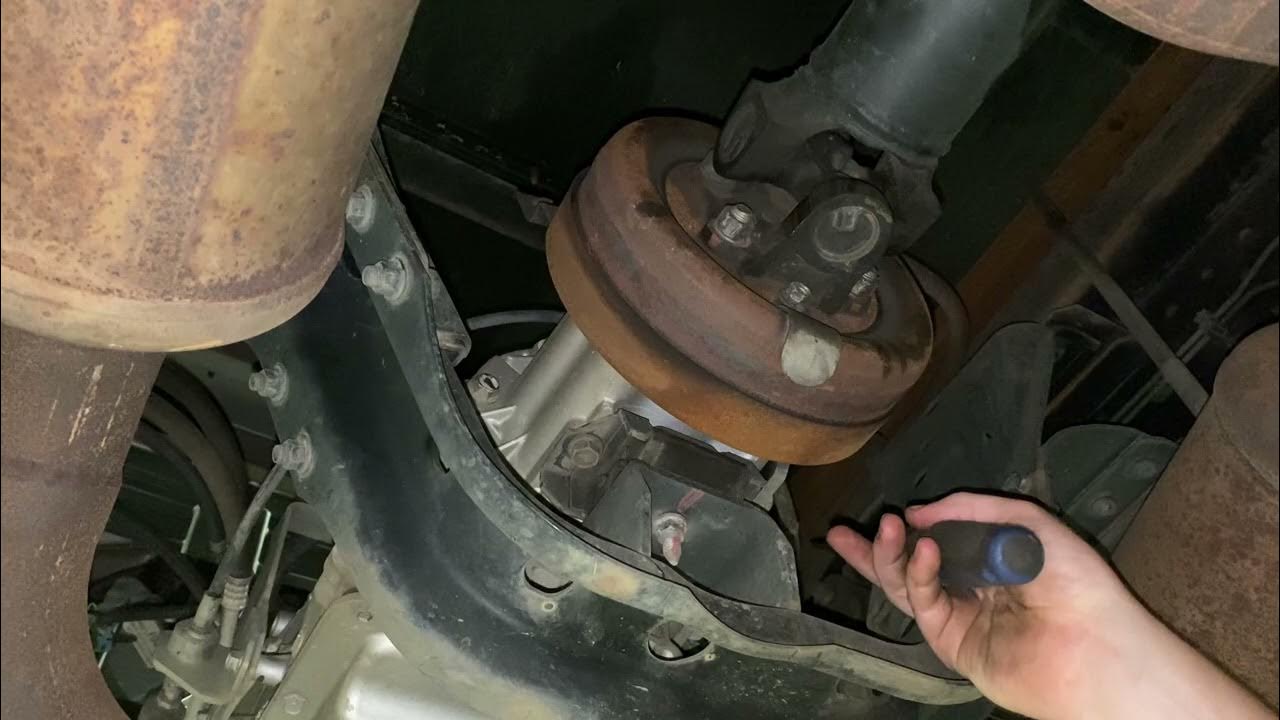 Isuzu NPR parking brake adjustment YouTube