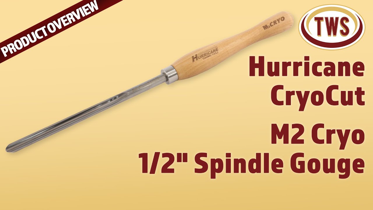 Hurricane Cryocut 1/2" Spindle Gouge - HTT 512 - Product Video