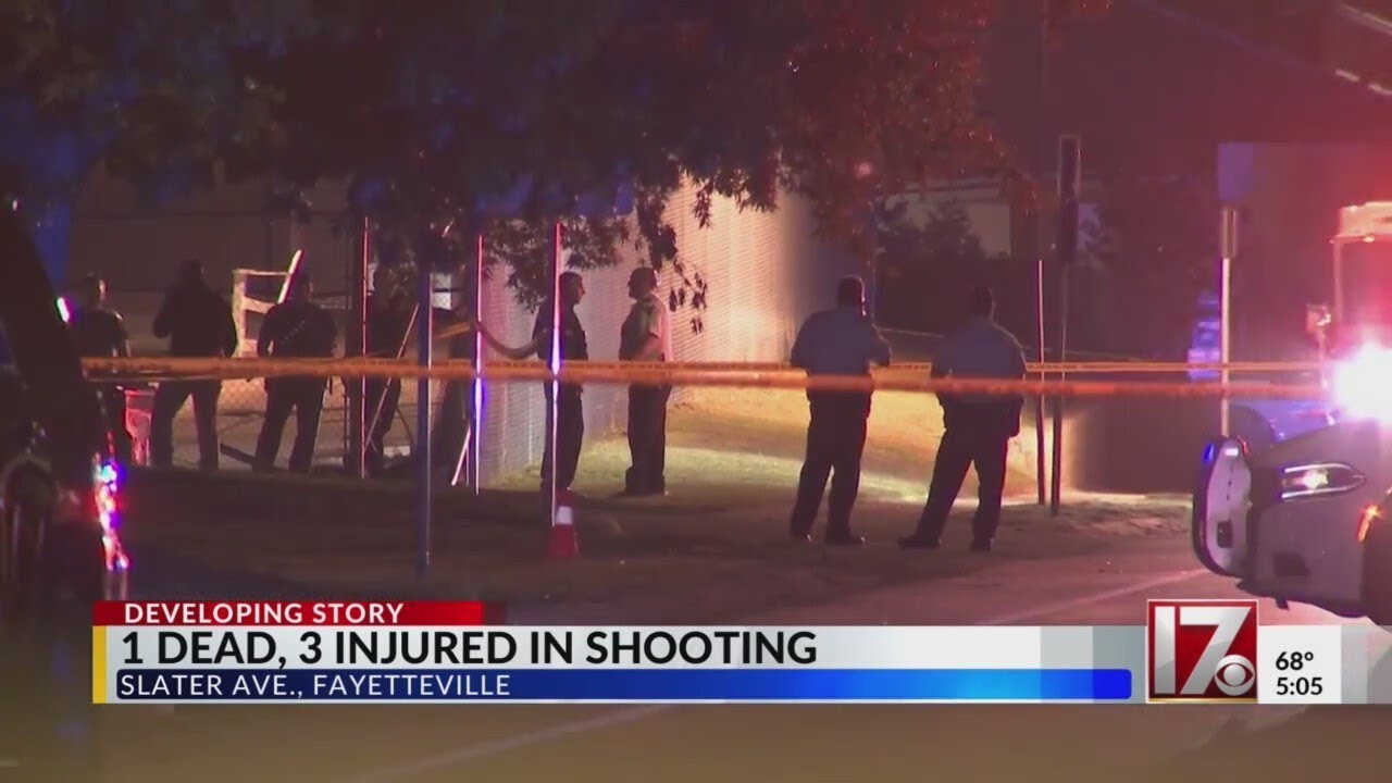 1 dead, 3 injured in shooting on Slater Avenue in Fayetteville YouTube