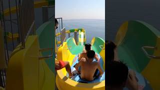 Uphill Navigatour Water Slide at Marina Aquapark Waterland 🇹🇷 #shorts