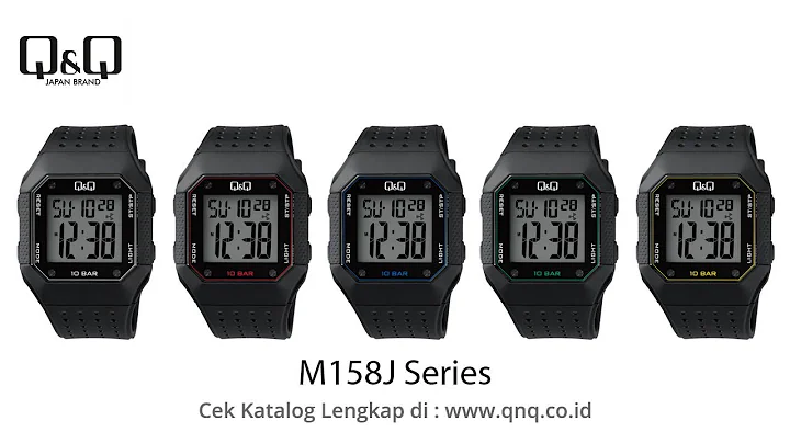 Q&Q Men's Fashion M158J - Review & Setting Jam Tangan Pria Rubber Digital (Q&Q INDONESIA)