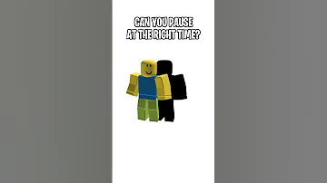Can You Pause At The Right Time Roblox Trend Edit 2022 