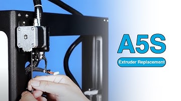 How to replace extruder for JGMaker A5S 3D Printer