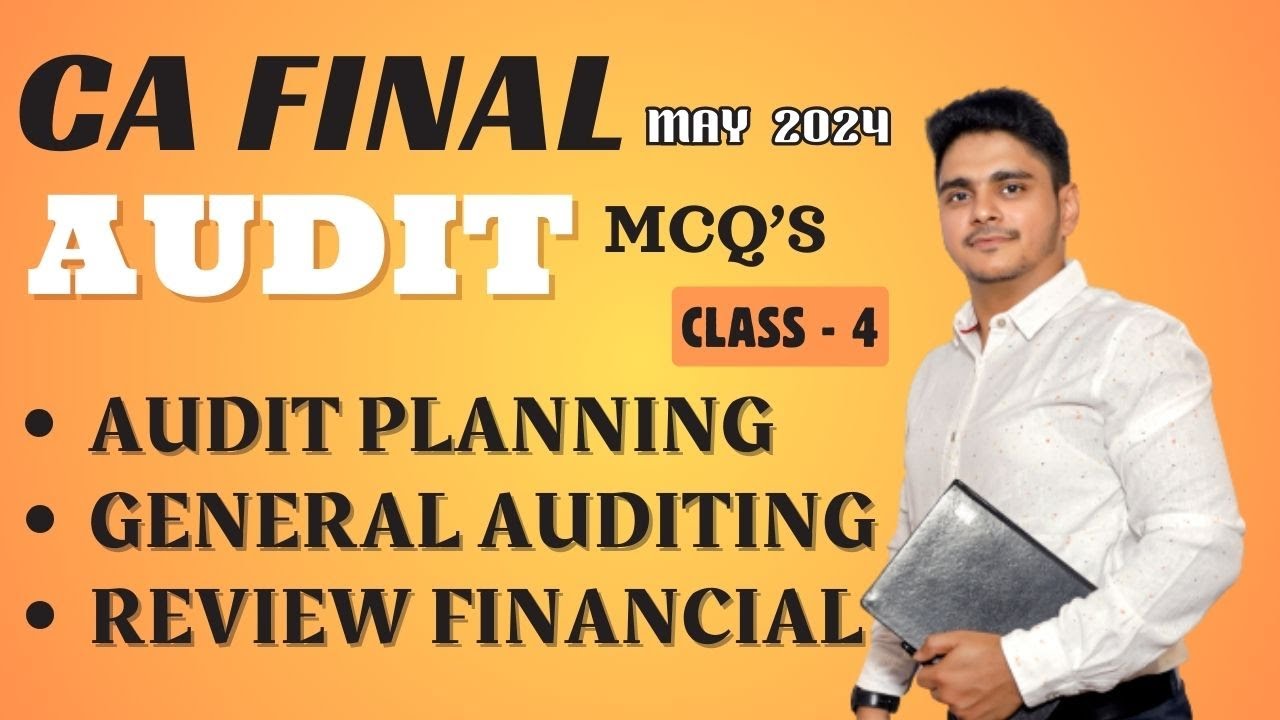 CA Final | Audit | ICAI MCQs | Class 4 | Live | May 24 | Abhishek ...