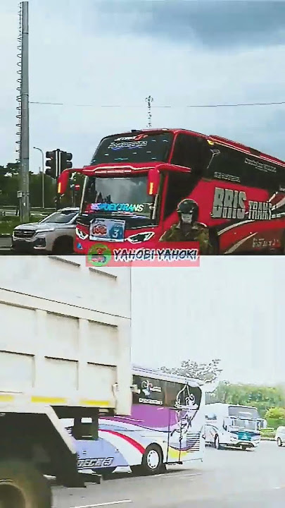KONVOI MENIKUNG CANTIK ALA BRIS TRANS & RAMAYANA #shorts #huntingbus #videobus #busmania #vlog