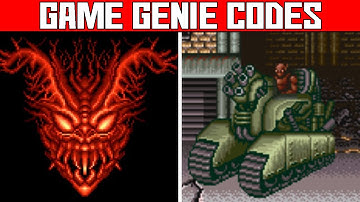(Contra III: The Alien Wars) Walk Through Walls & Invincible - Game Genie Codes