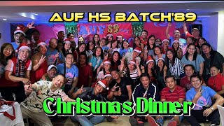 Christmas Dinner | AUF HS Batch'89 Year End Party | Marquee Residences