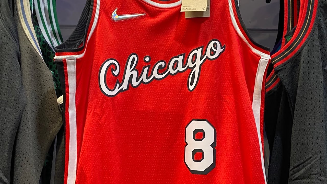 Zach LaVine - Chicago Bulls #8 “NBA 75th Anniversary” Nike City Edition Swingman  Jersey 
