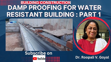 Damp proofing for water resistant building  Part 1 #damp proofing, #damp proof course