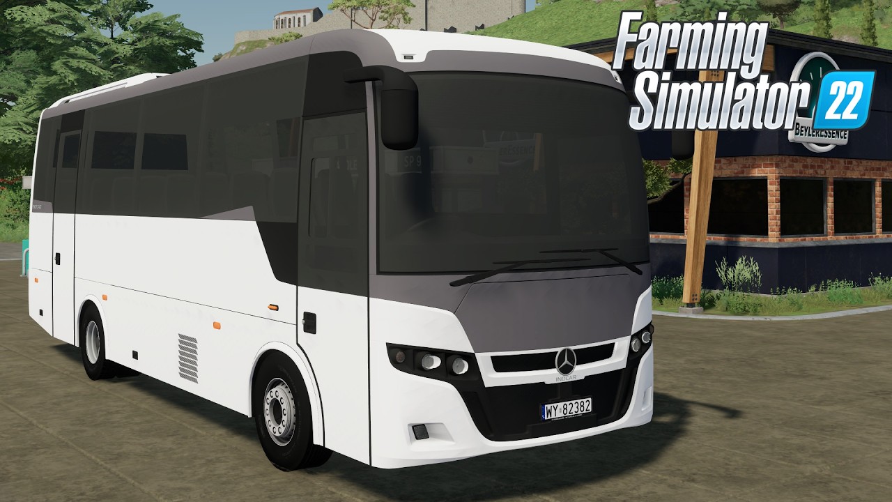 FS22 - Mercedes-Benz Indcar - BUS COACH - NEW Car mod for Farming Simulator 2022 Roleplay