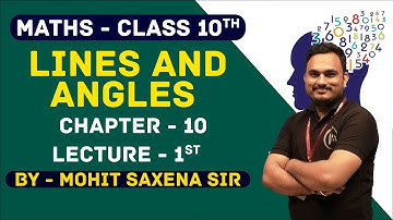 Lines And Angles   Lecture 2nd   Class10   Mathematics   Mohit Sir   NIOS Vision Point