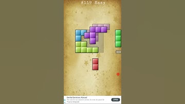 Block puzzle easy level 119 walkthrough