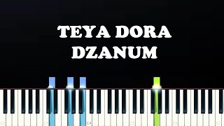 TEYA DORA - DZANUM (Piano Tutorial)