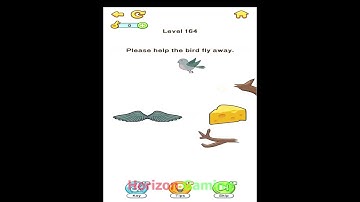 Brain Ace LEVEL 164 Please help the bird fly away - Gameplay Walkthrough Android IOS
