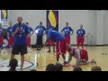 Corey the dribbler at sixers practice facility