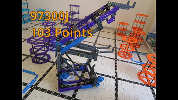 VEX IQ 2020-2021 Rise Above 97300J Robot Solo Match 103 Points