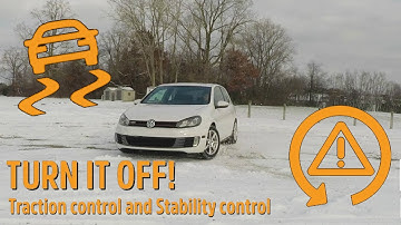 Turn Off Traction Control And Stability Control In A Gti