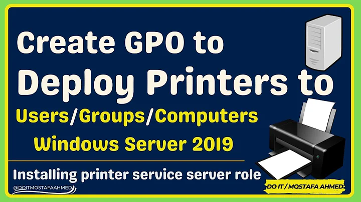 How to Create GPO to Deploy Printers On all Client Computers | Windows Server 2019/2022