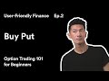 Buying Put Options Basics + Robinhood Demo in 10mins (Beginner-friendly)