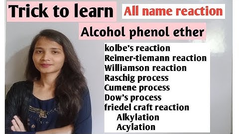 Super trick to learn|| All name reaction|| Alcohol phenol ether|| class 12