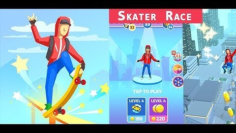 Skater Race - Gameplay