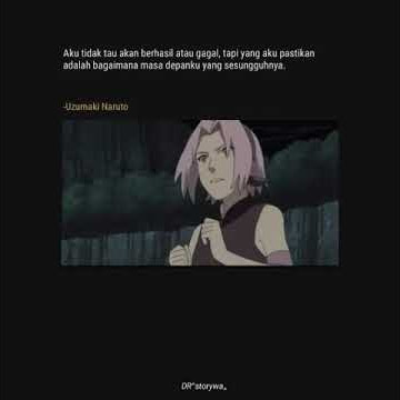 Story wa Naruto vs Menma || kata kata naruto