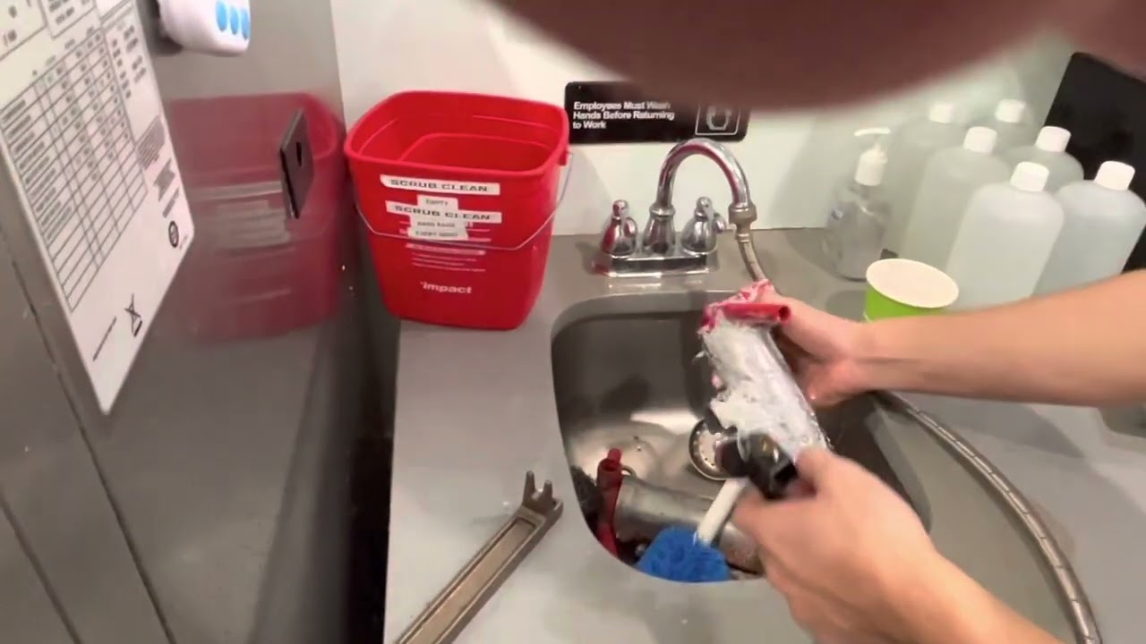 Cleaning Taylor C712 PUMP FED step by step