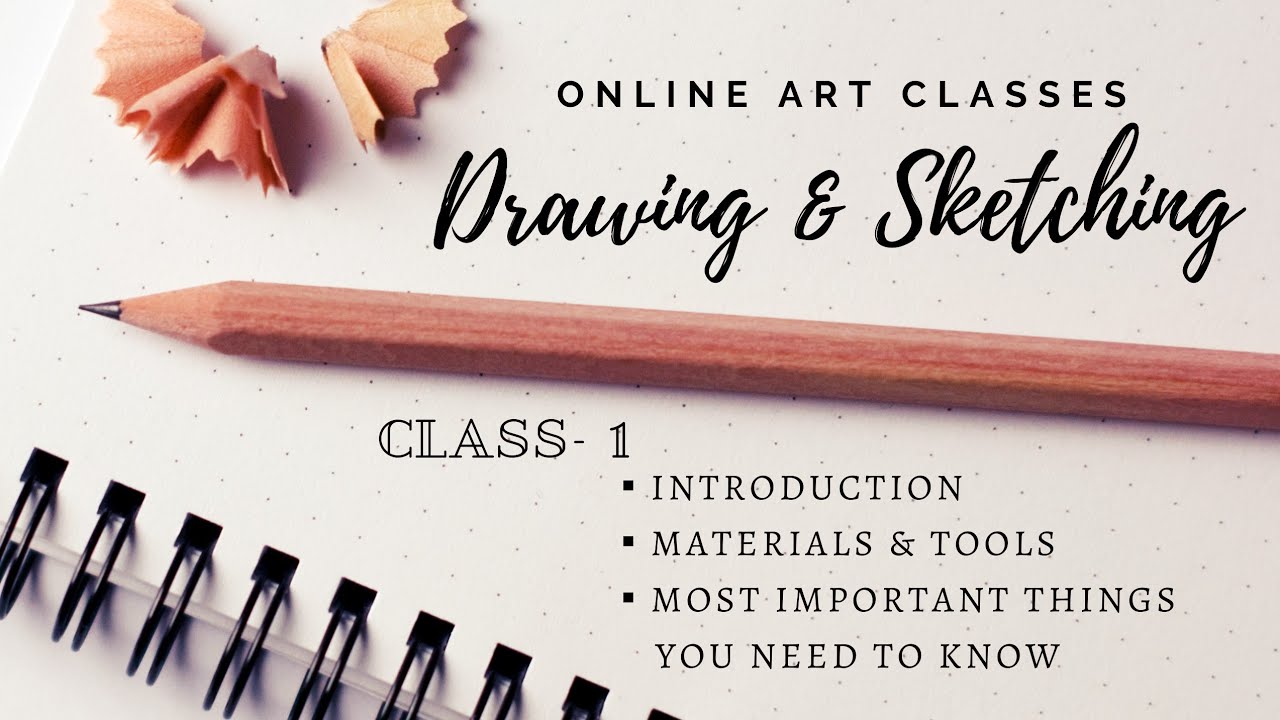 Online Art Classes: Drawing & Sketching | Materials & Tools for ...