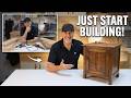 You Don't Need to Be Perfect to Build Furniture! - Woodworking Basics - Just Start