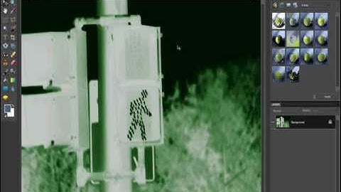 Night Vision Effect for Outside Photographs Photoshop Elements Tutorial