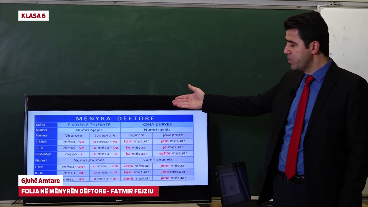 6211 Klasa 6 Gjuhe Amtare - Mënyra dëftore 1
