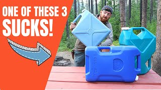 Camp/RV/Prep Water Storage Jugs & One Sucks!