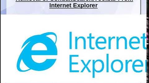 Uninstall ConduitSearch/Toolbar Easily From Chrome/FF/IE
